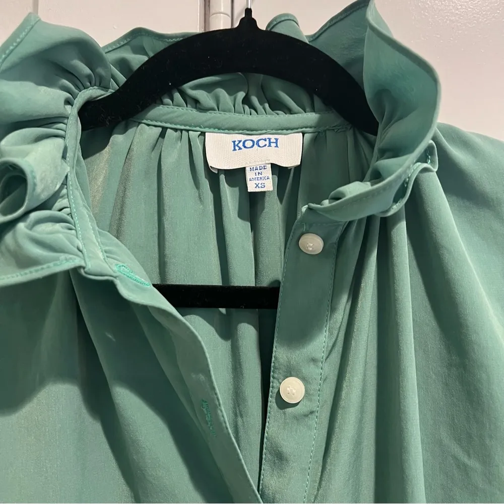 Koch  Pixie Blouse Top Green - Image 5
