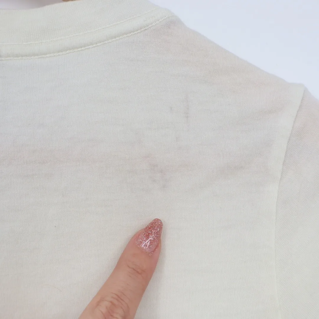 Allbirds Womens Cream Crew Neck T Shirt Basic Tee XS Made in Peru - Image 6