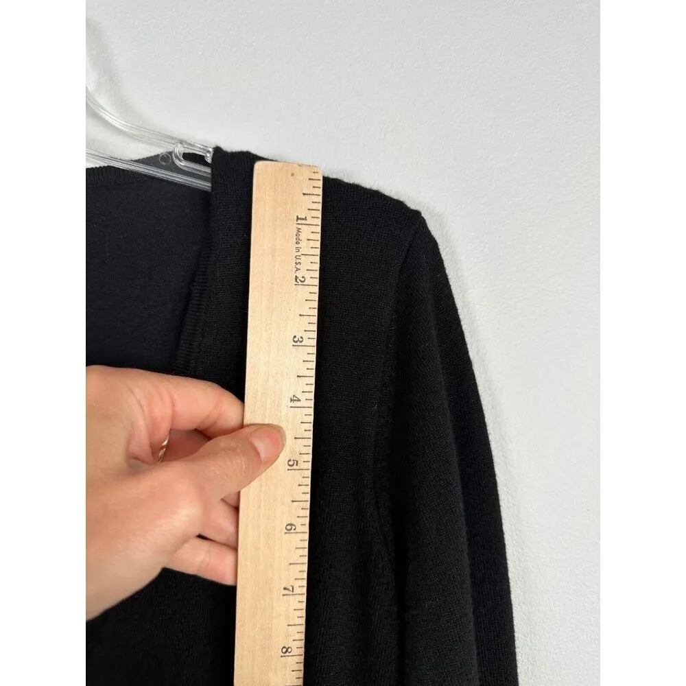 Vintage Apt. 9 Small Womens Top Y2K Long Sleeve Black Round Neck Layered - Image 6