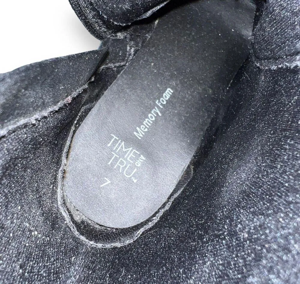 Time and Tru Womens Snakeskin Ankle Boots Moto Combat Biker Chunky Heeled Size 7 - Image 10