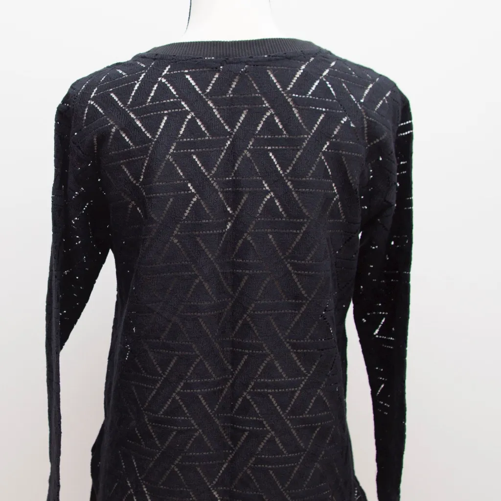 Banana Republic Black Ribbed LS Sweater‎ - Image 4