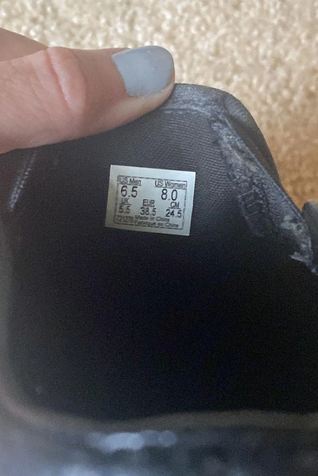 Black PERF LEATHER SLIP-ON - Image 6