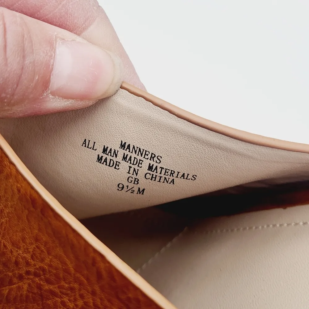 Charles By Charles David Brown Open Toe Slide On Gore Cushioned Mules Sz 9.5M - Image 14