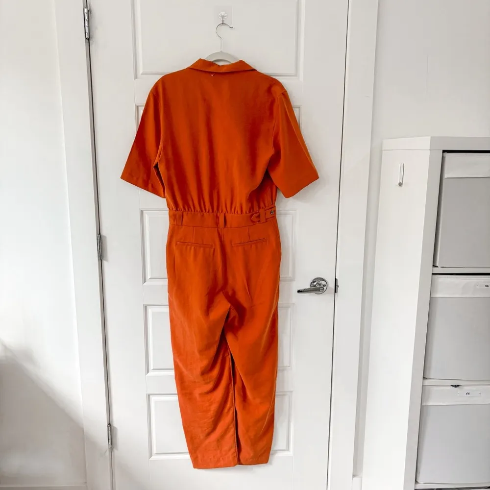 Nanushka OVERALL PAIGE JUMPSUIT Orange Size M - Image 8