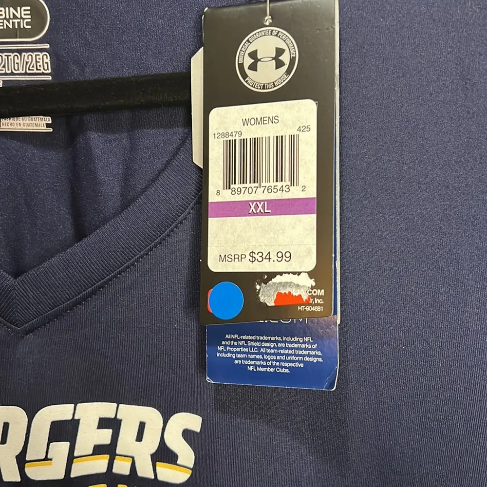 NFL  x Under Armor Chargers Performance Tee - Image 4