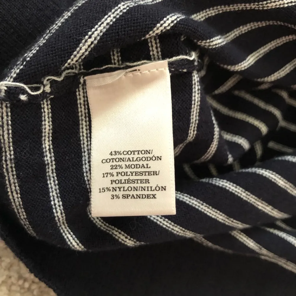 New Ann Taylor stripped pattern over the knee length knit dress, size S petite - Image 6