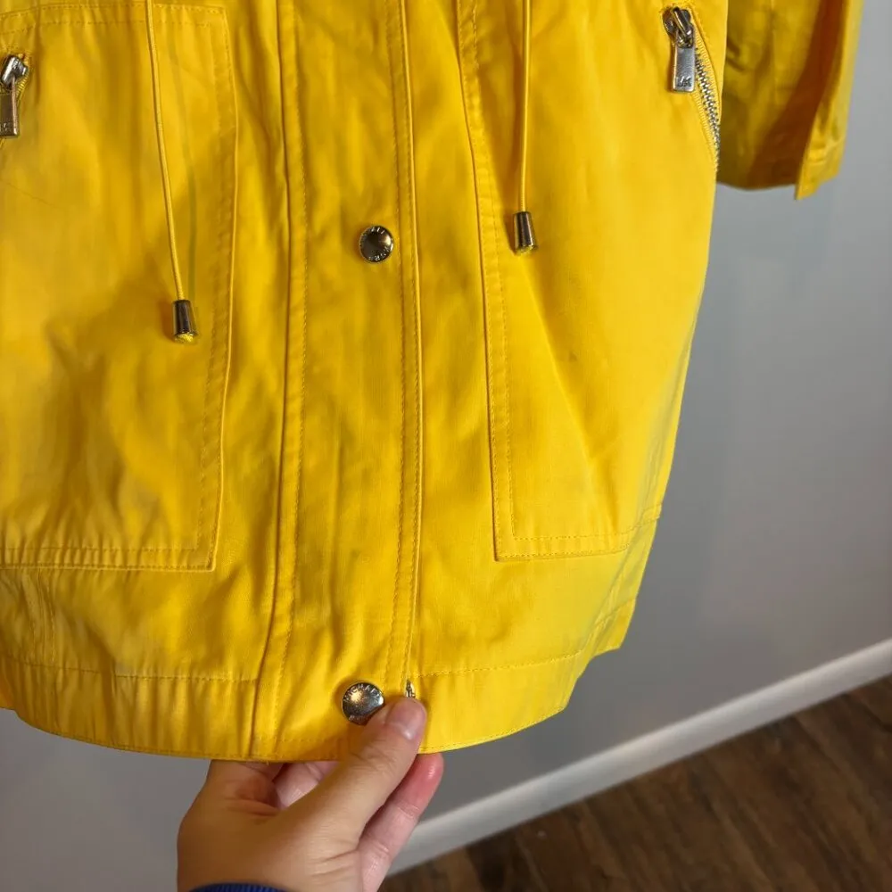 Michael Kors yellow light parka jacket - Image 3