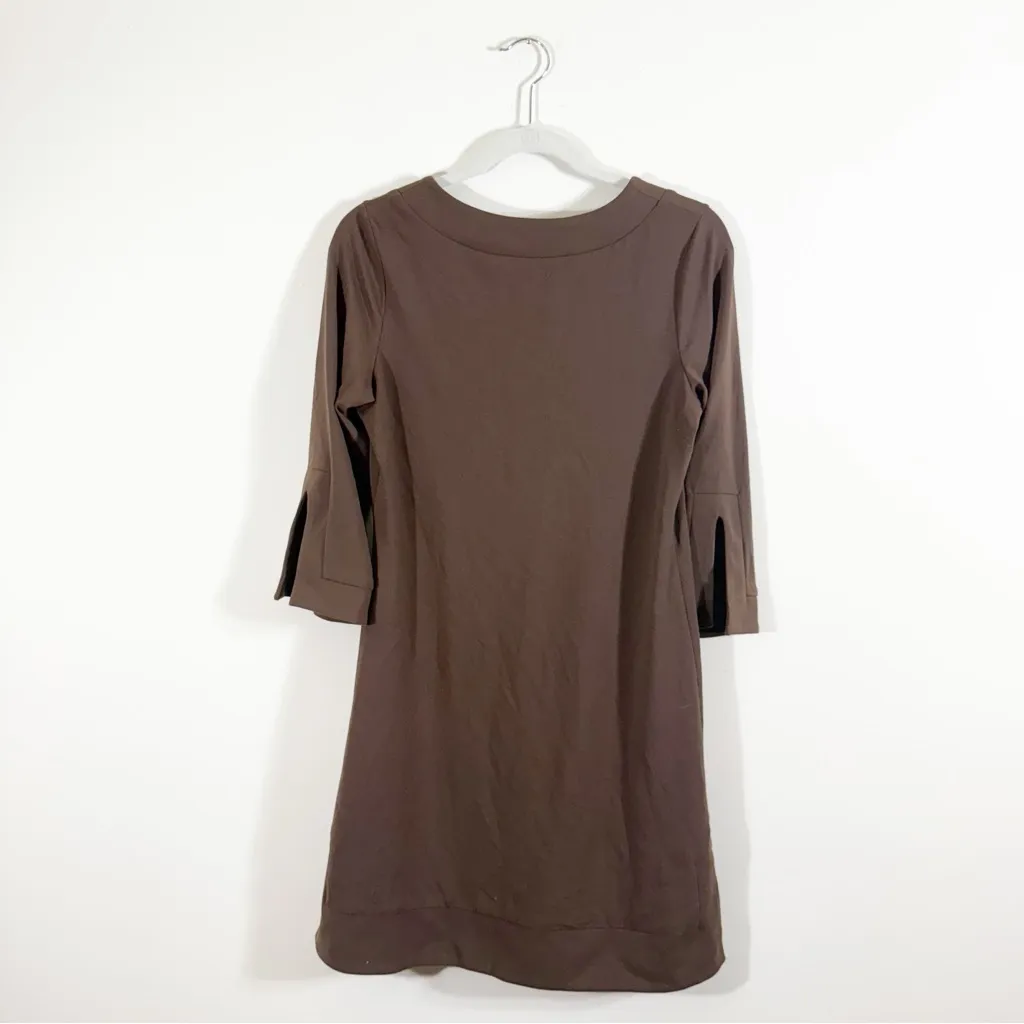 Jude Connally Megan Dress Lightweight Jude Cloth Mini Brown Small - Image 3