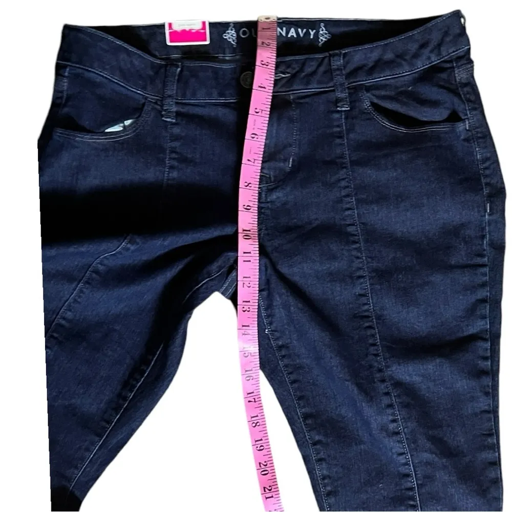 Old Navy Super Skinny Flirt Dark Wash Denim Sz 14 Regular NWT - Image 4