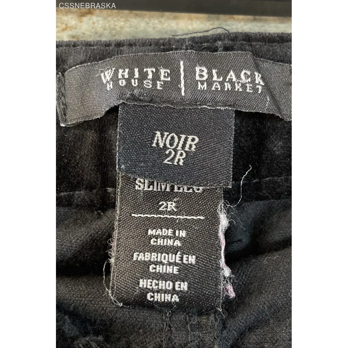 White‎ House Black Market Black Women's Slim Leg Pants - Size 2R - Image 5