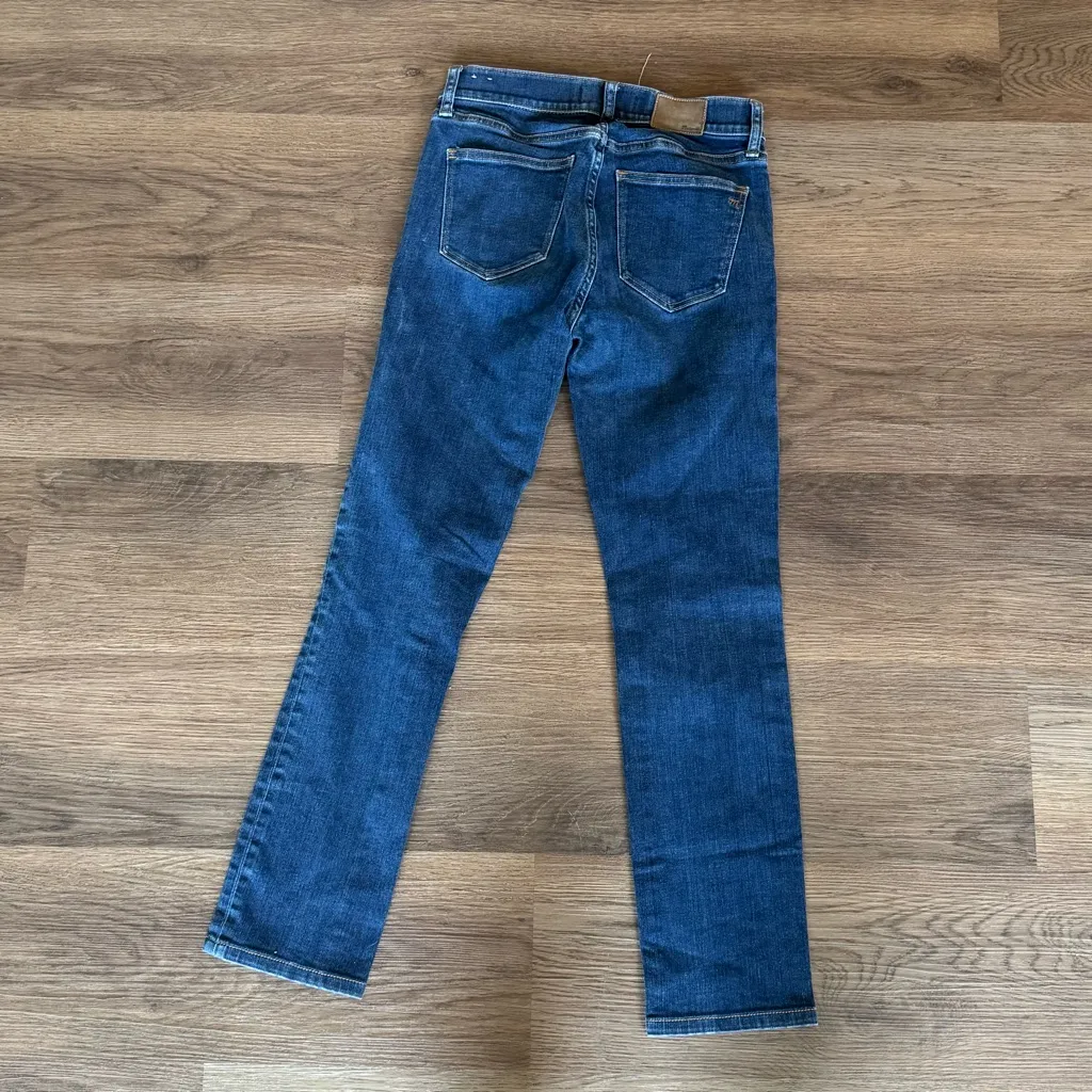 Madewell Alley Straight Leg Jeans Dark Wash Denim Women's‎ - Image 4