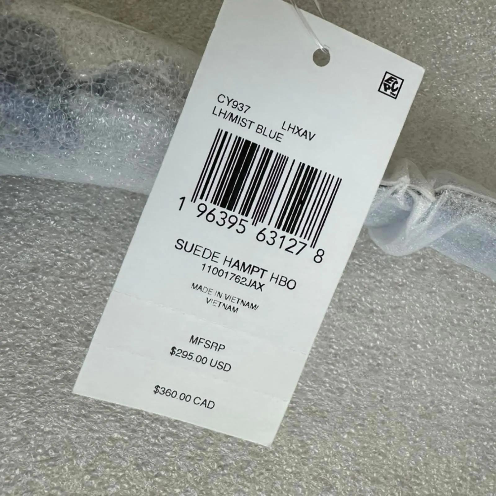 Coach Originals Hamptons 2005 Hobo Shoulder Bag NWT Silver/Mist Blue - Image 5