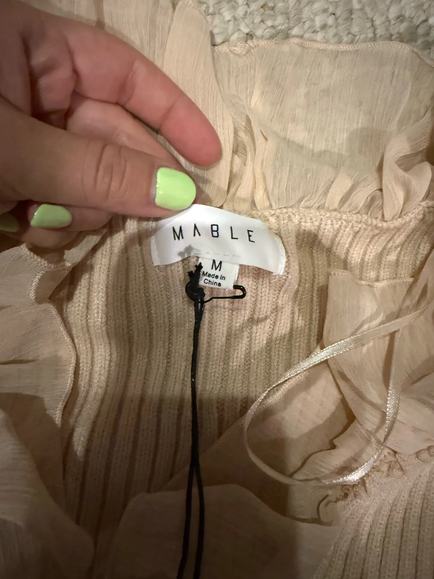 Lane 201 “Flirty Frill” sweater - Image 5