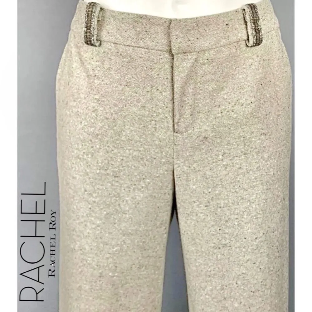 𝅺Rachel Roy $248 Dress Pant With Pockets & Beaded Belt Loops Size 2 - Image 11