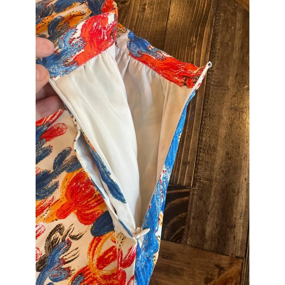 Cece Cactus Art to Wear Colorful Skirt Women 14 Southwestern Cowgirl Artsy Fun - Image 8