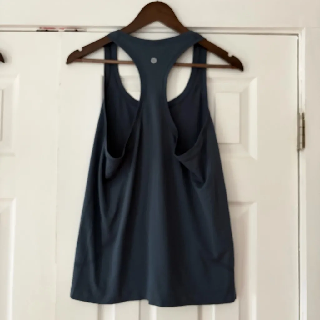 Lululemon Swiftly Navy Blue Tank Top Size 10 EUC - Image 2