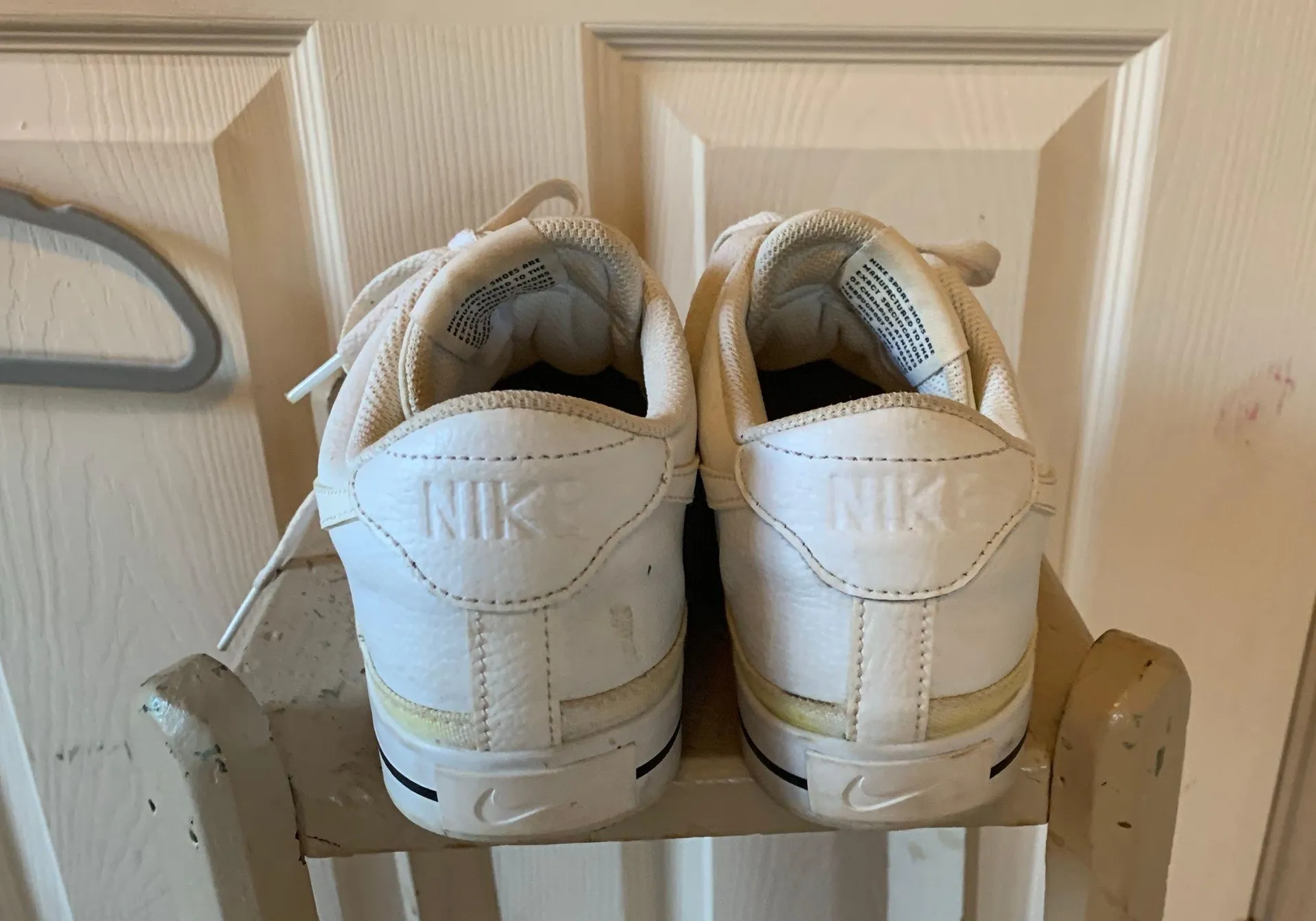 Size 9.5  White Sneakers - Image 4