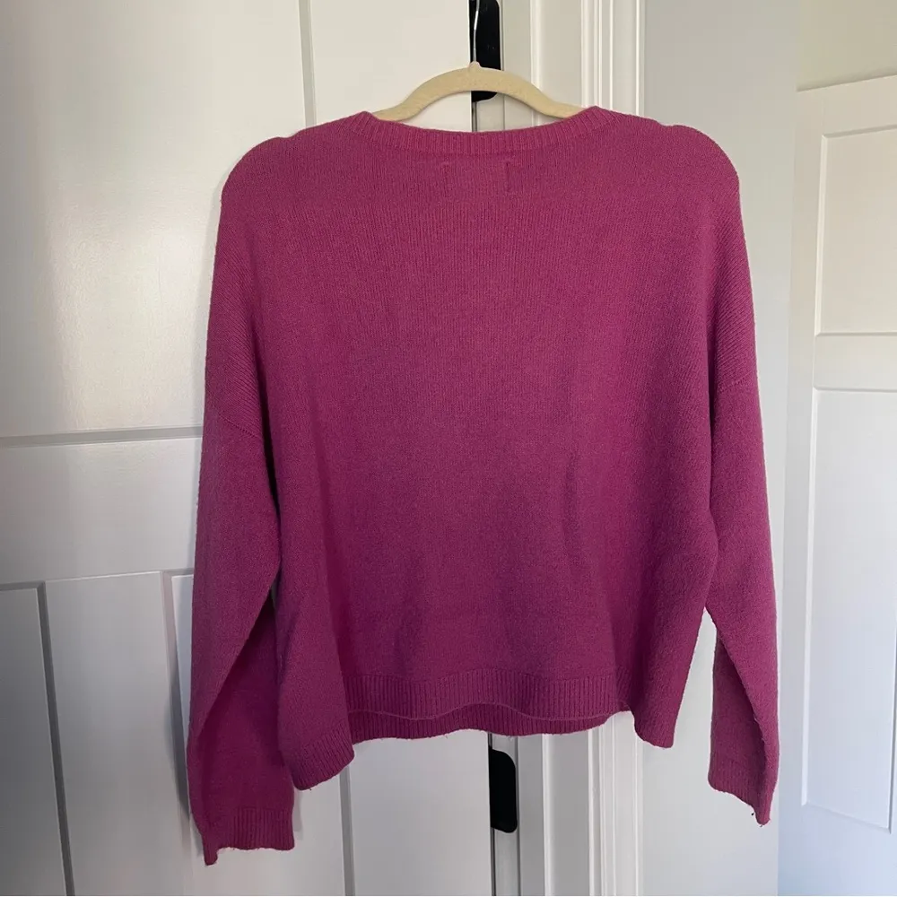 Apparis Fuchsia Sweater Pullover Dolman Sleeves Boxy Pink Size undefined - Image 5