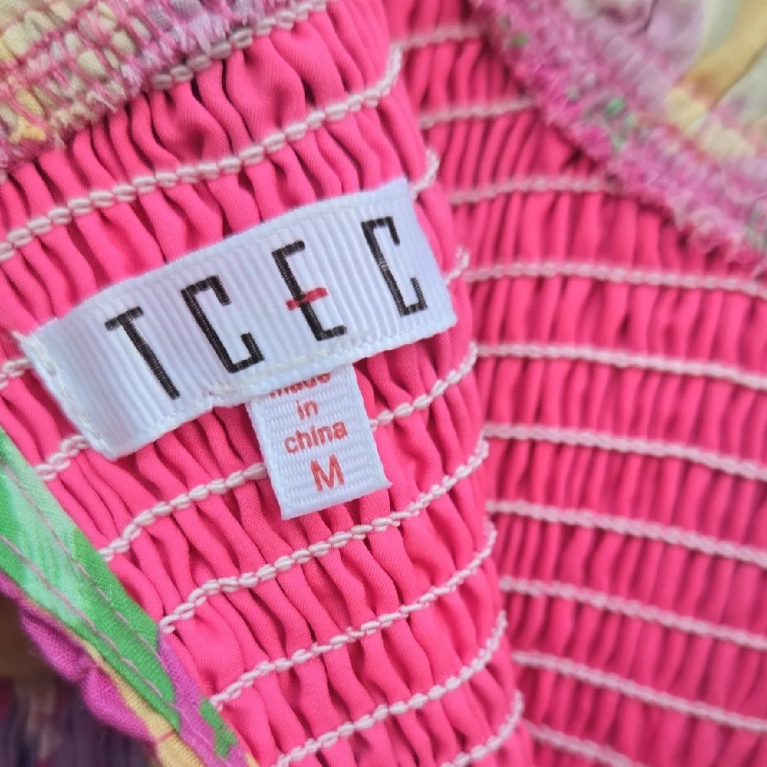 TCEC Colorful Floral Mini Dress - Image 2