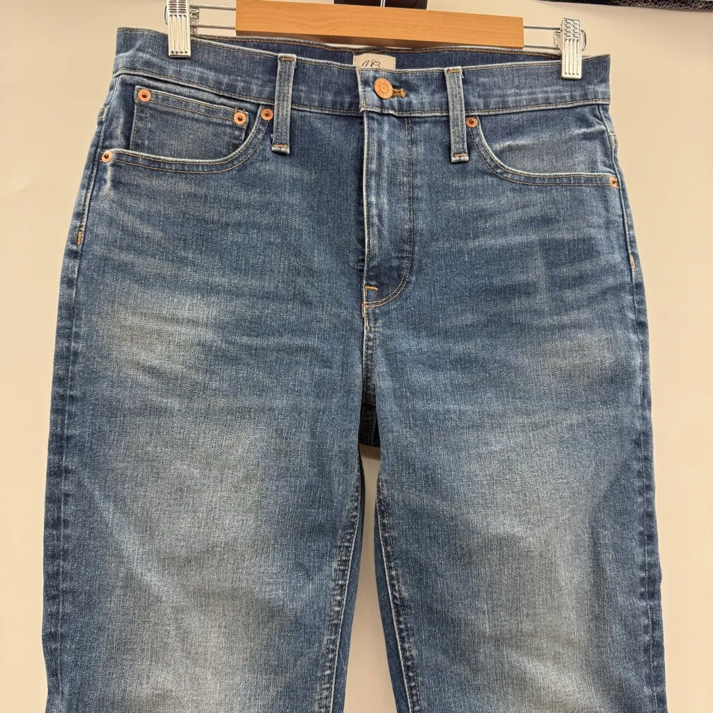J.Crew Demi-Boot Crop‎ Jeans Women’s Size 29 Medium Wash High Rise Homestead - Image 2