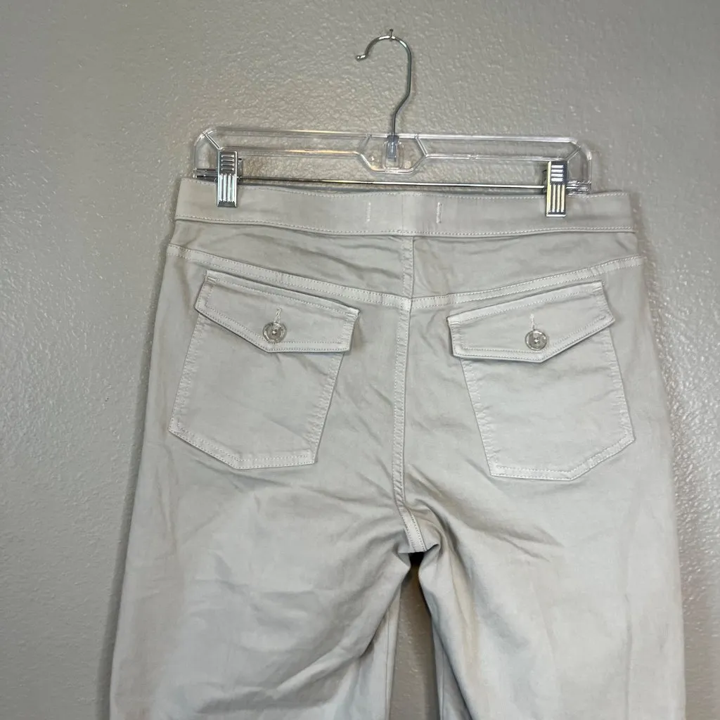 Lila Ryan Ellen Crop Wide‎ Leg Trouser Pant Size 10 Gray NEW - Image 5