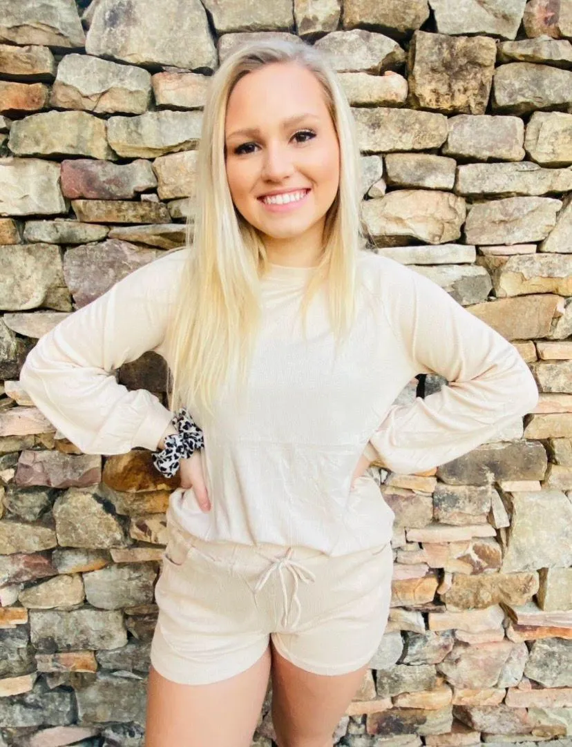 Waffle Knit Lounge Set - Image 2