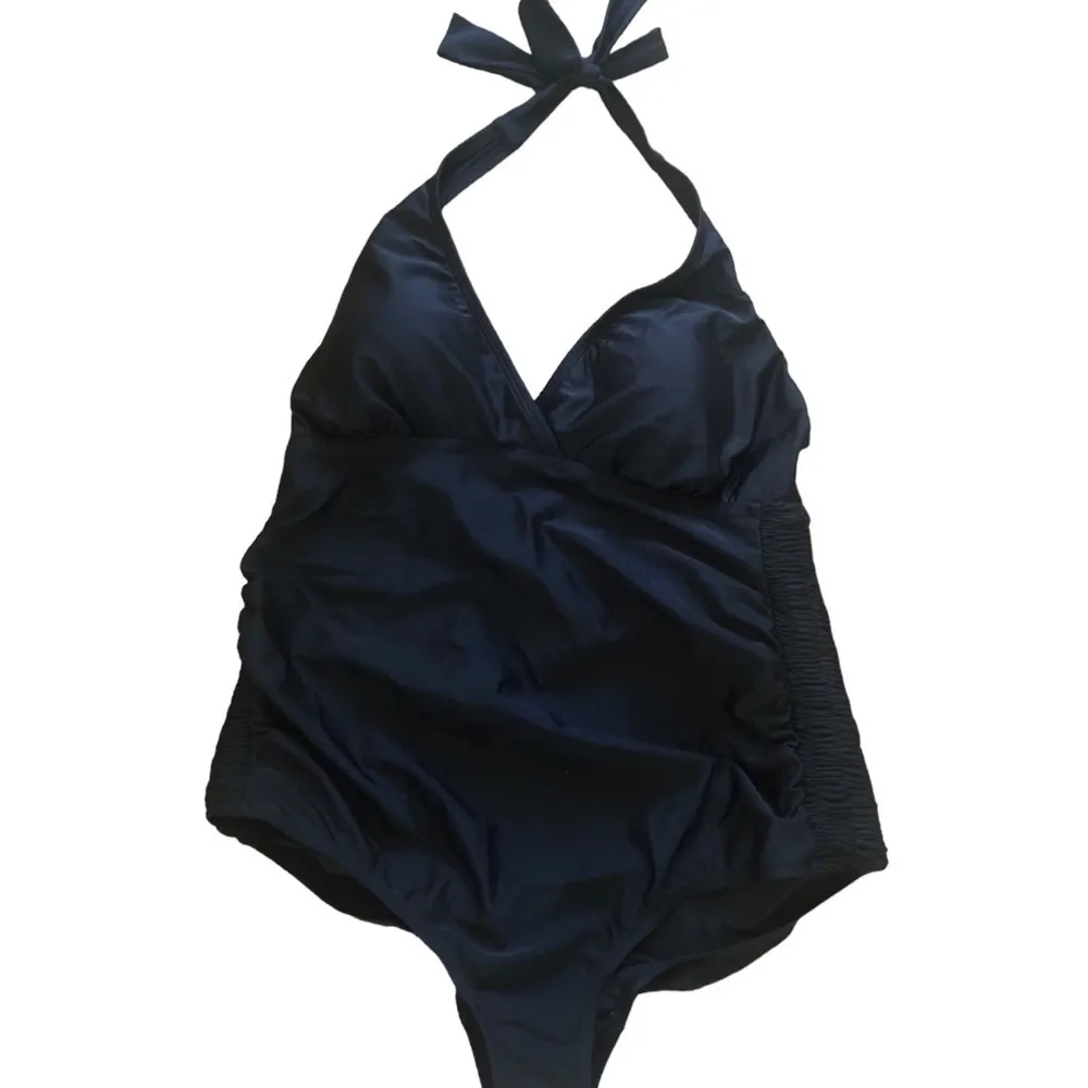 Motherhood Beach Bump Maternity One Piece Swimsuit Sz L UPF 50+ Pregnancy - Image 3