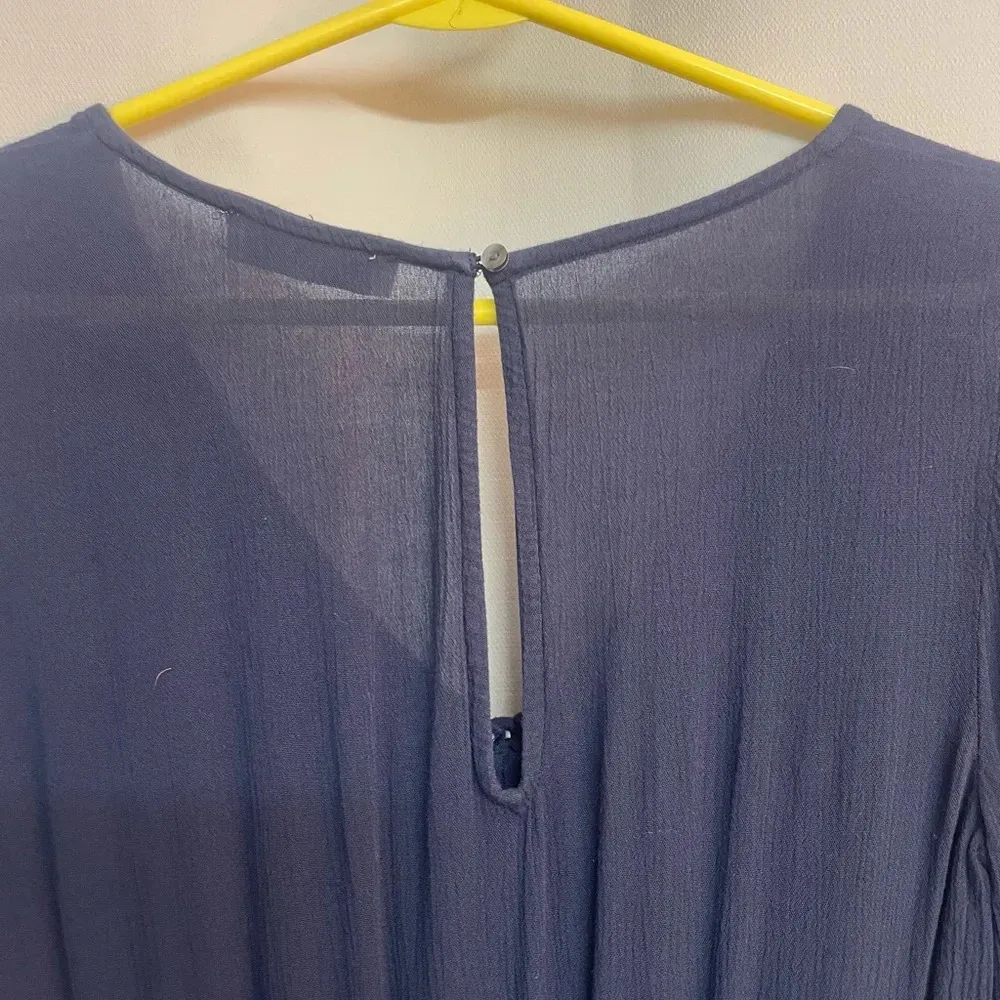 California navy romper with long sleeves  size XS - Image 6