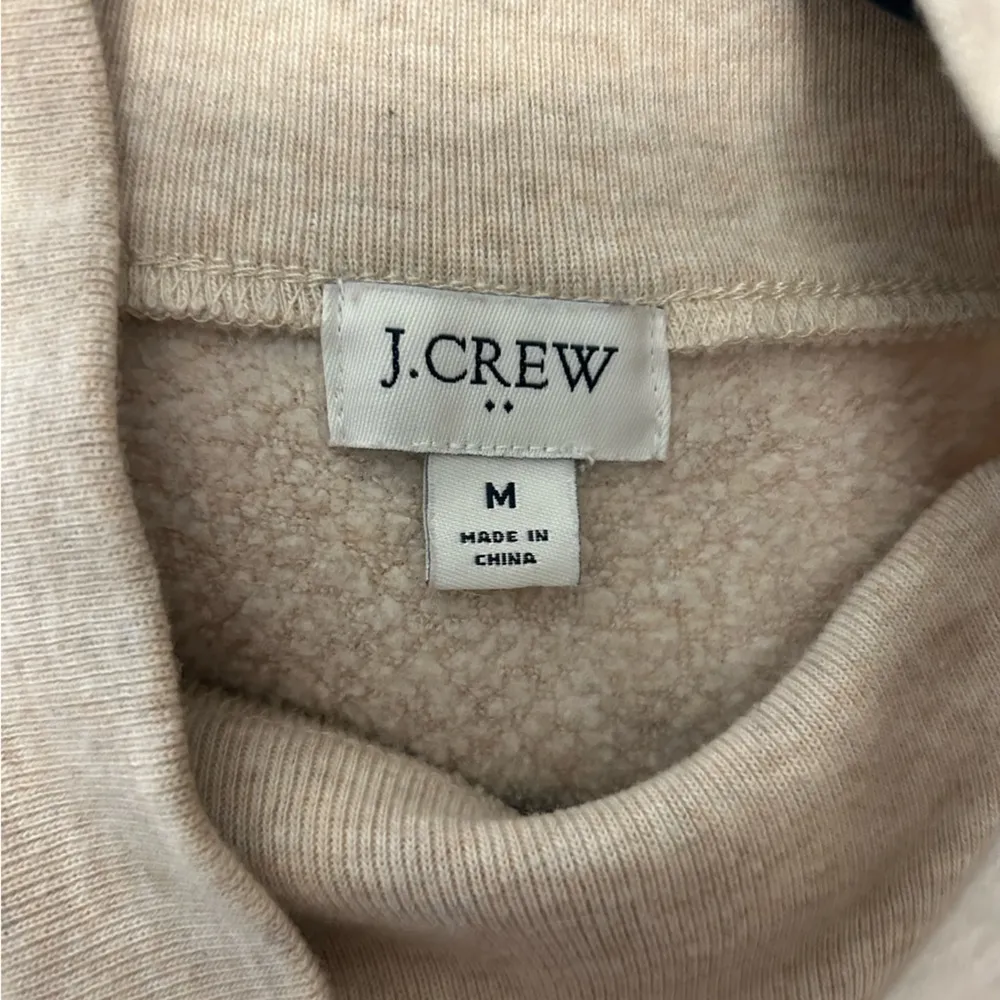 J. Crew Wide button-collar pullover sweatshirt in cloudspun fleece | M - Image 4