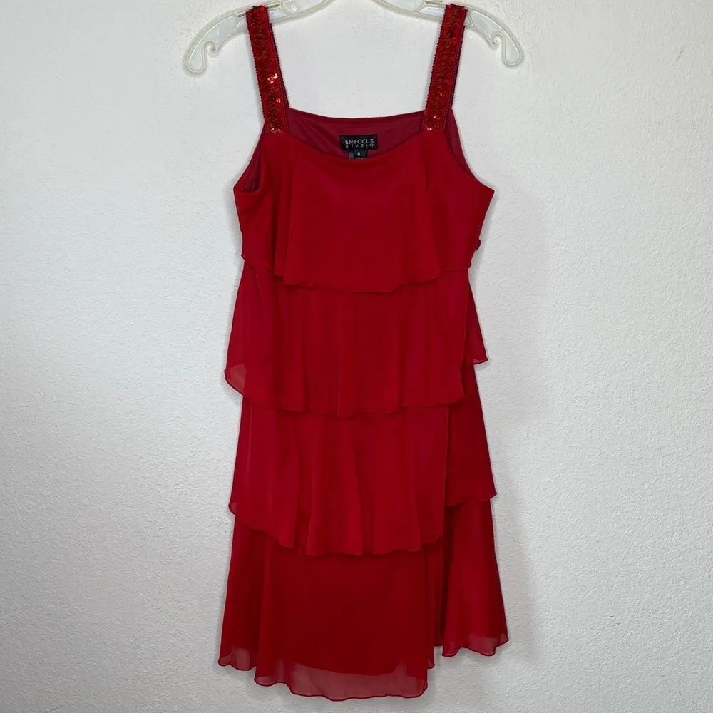 Enfocus Studio Dress Red‎ nwt - Image 6