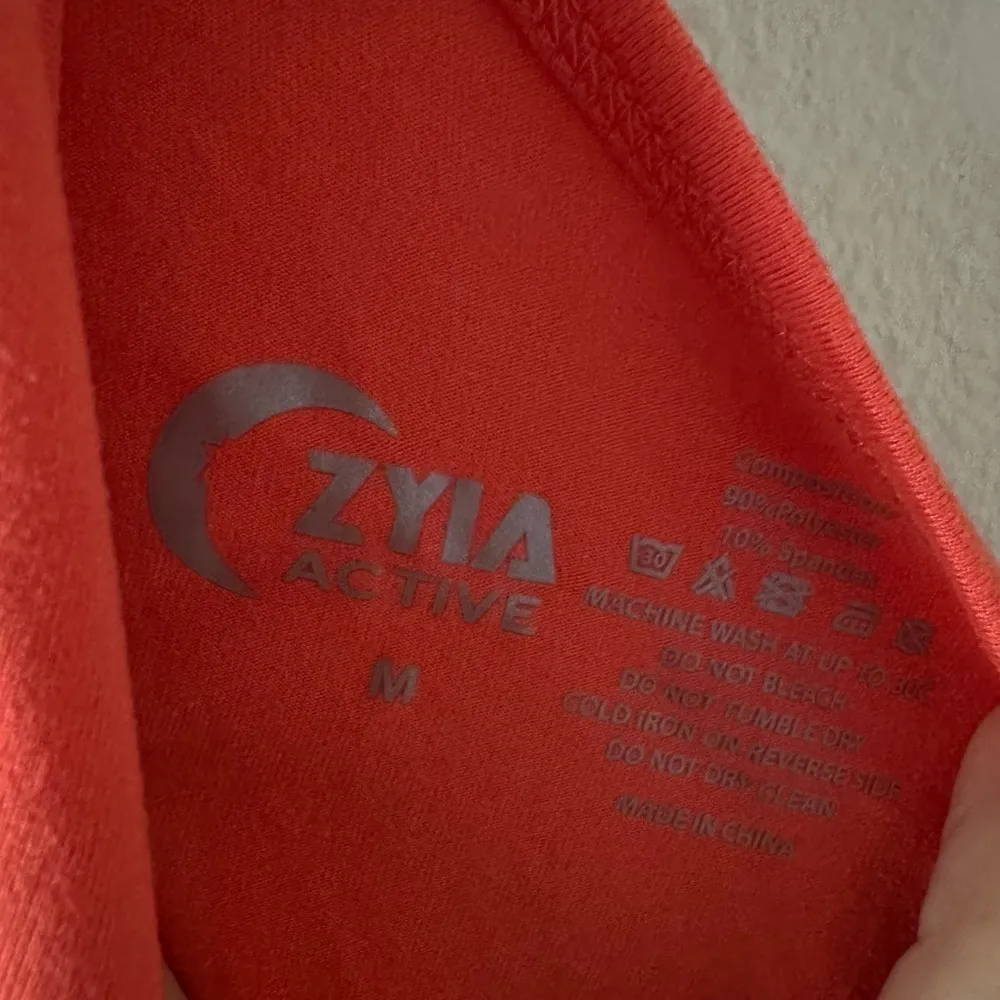 ZYIA Active Orange Racerback Tank Top - Image 4