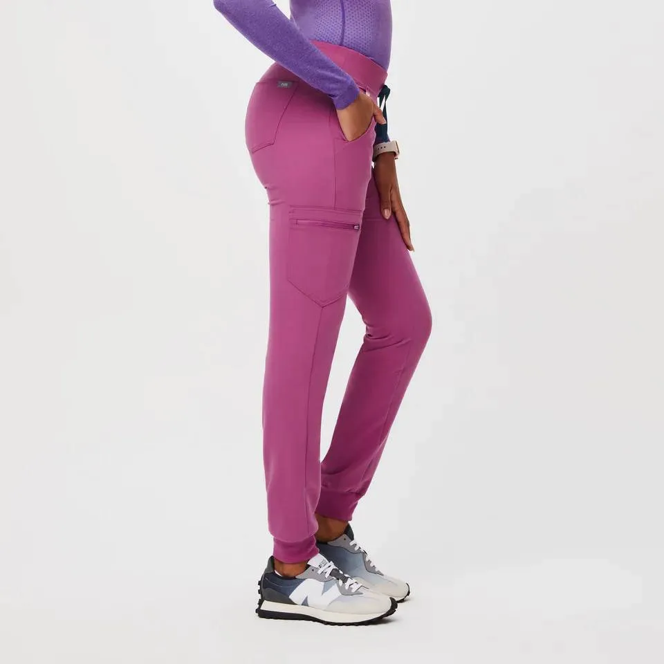 Zamora Bright Fuchsia Jogger Scrub Pants S/P - Image 3