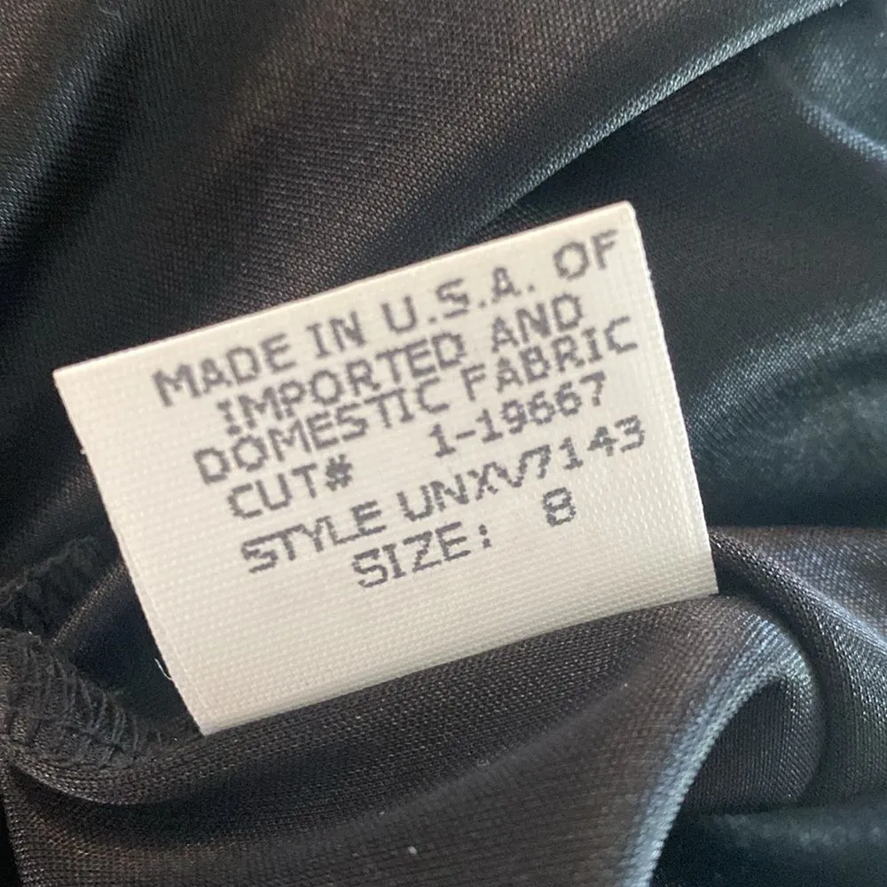 David Meister Ruched Waist Sheath 3/4 Sleeve Dress Midi Length Vintage - Image 5