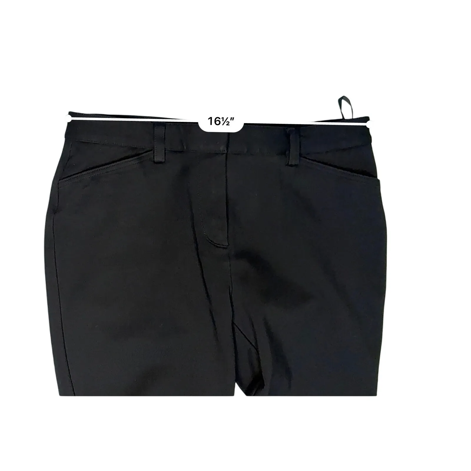 Calvin Klein Ponte Skinny Jeans 10 Black Modern Stretch‎ Knit - Image 3
