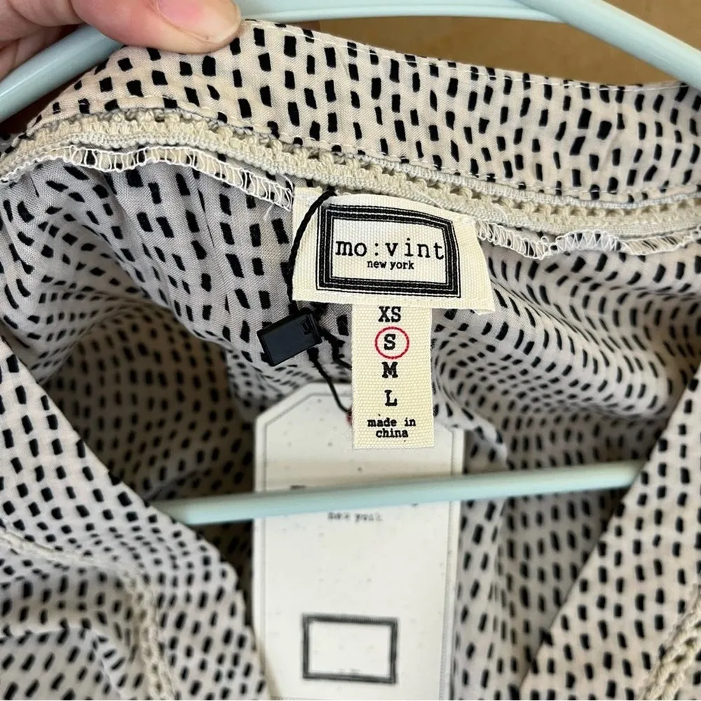 Mo:Vint Speckled Long Sleeve Romper NWT - Image 99