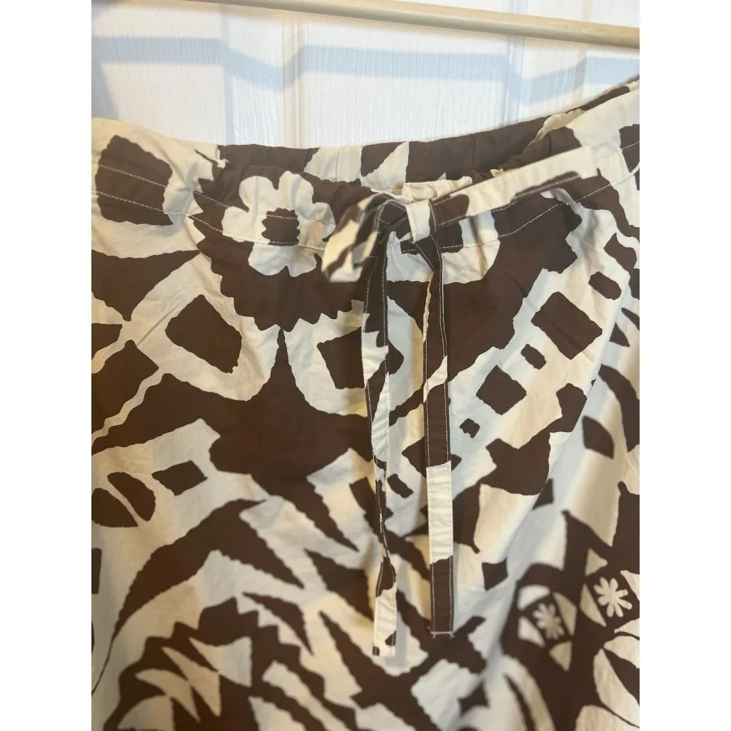 Urban Outfitters BDG Eva Mini Dress XL Brown Tiki Tropical Beach Coastal Neutral - Image 6