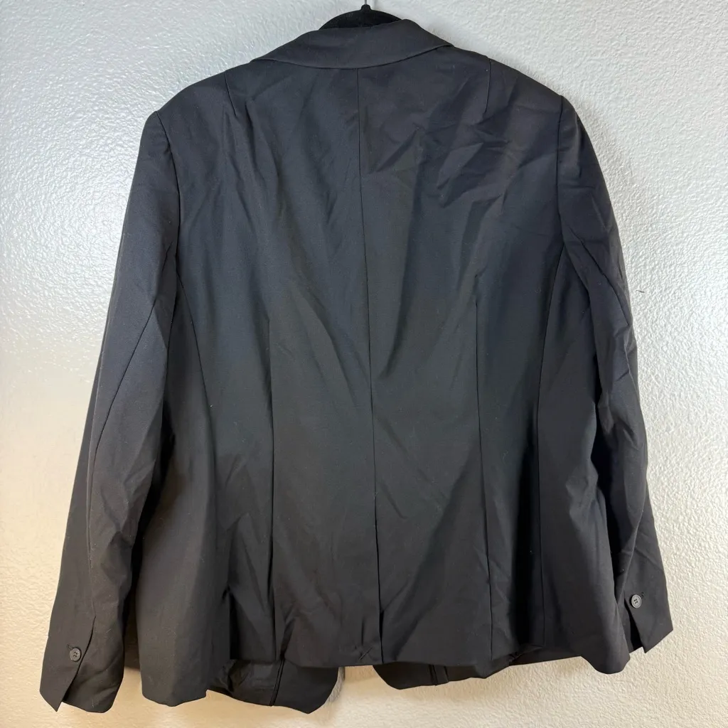 H&M Women's Black Blazer Sz:16 - Image 2