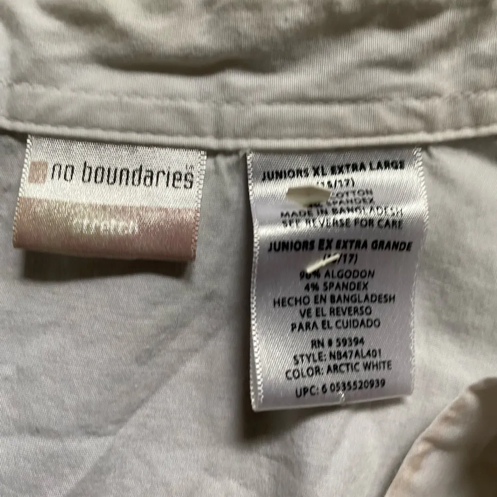 Y2K Milkmaid Ruched White Blouse Top XL‎ Coquette Feminine Indie Sleaze Bohemian - Image 5