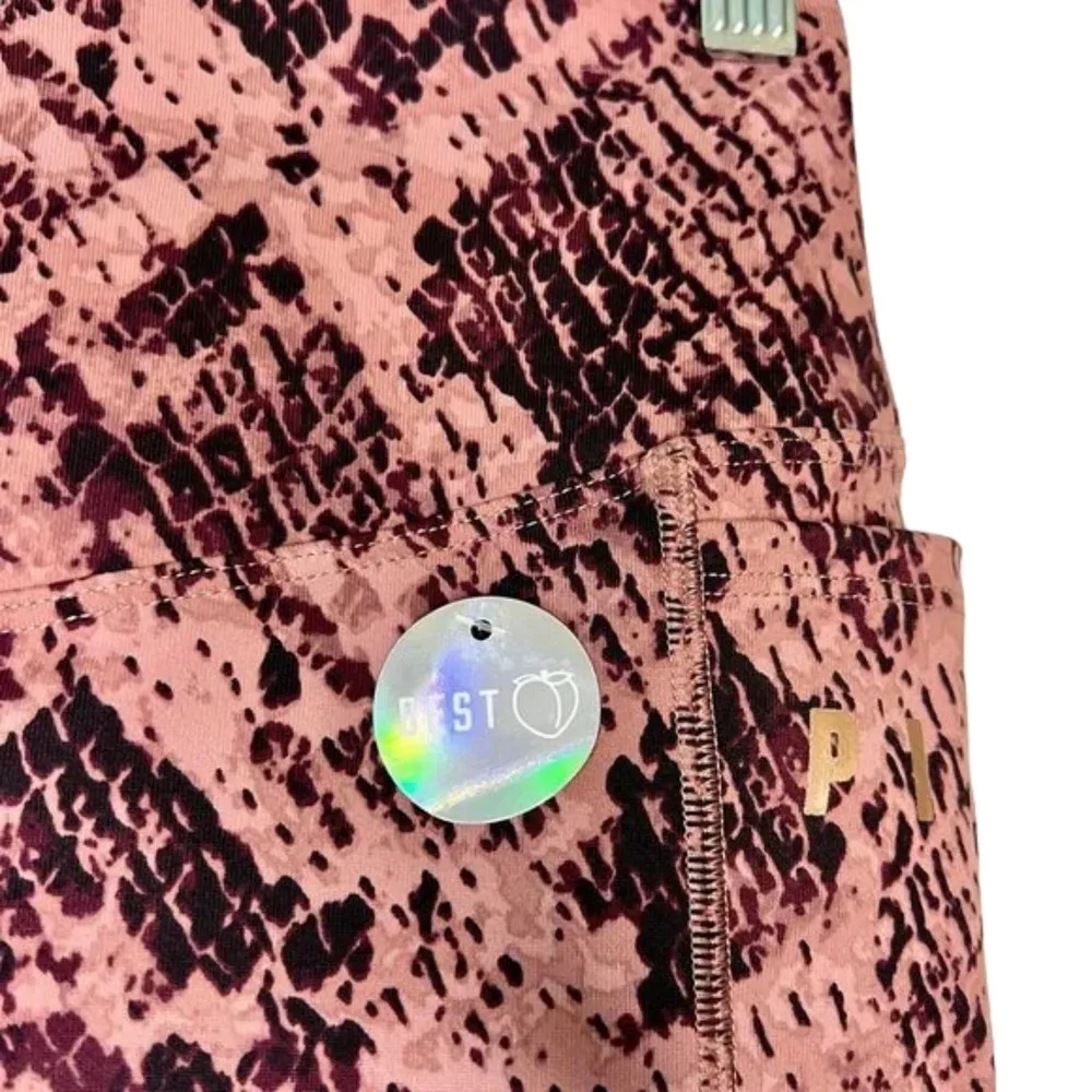 Victoria's Secret PINK Ultimate Legging Cocoa Powder Snake Print Size Large NEW - Image 6