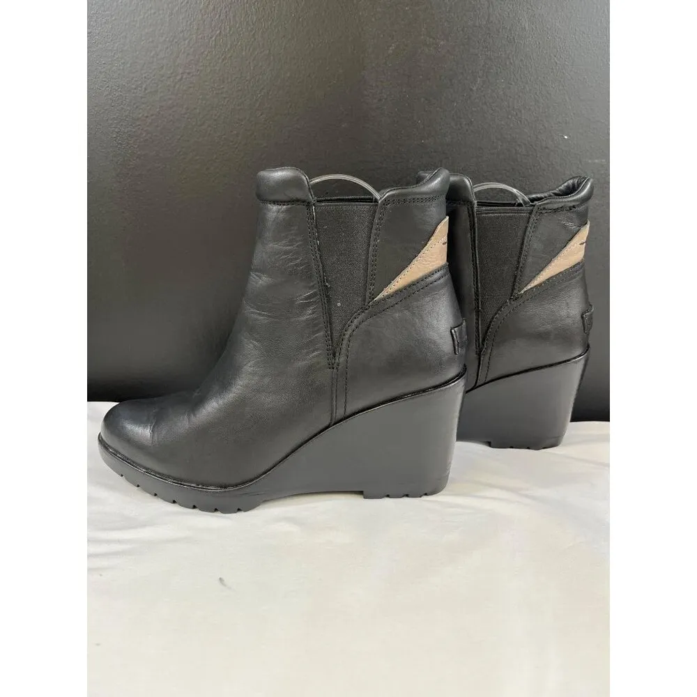 Sorel Womens Black Leather Chelsea Boots Size 8 SKU 6707 - Image 5