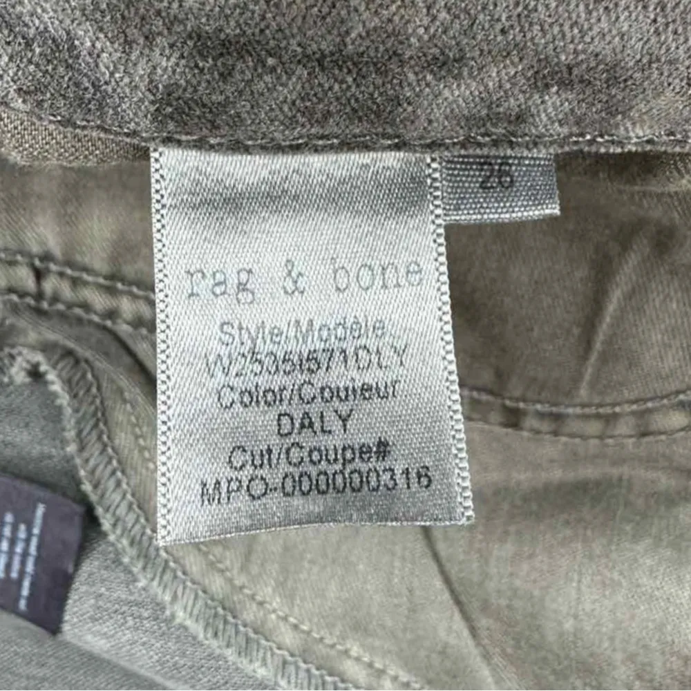 rag & bone Gray Cropped Skinny Jeans Size 26 - Image 7