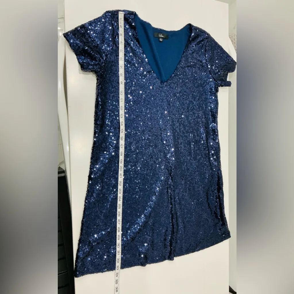 Dressy sequined dress 💙💙💙 Blue Size L - Image 7