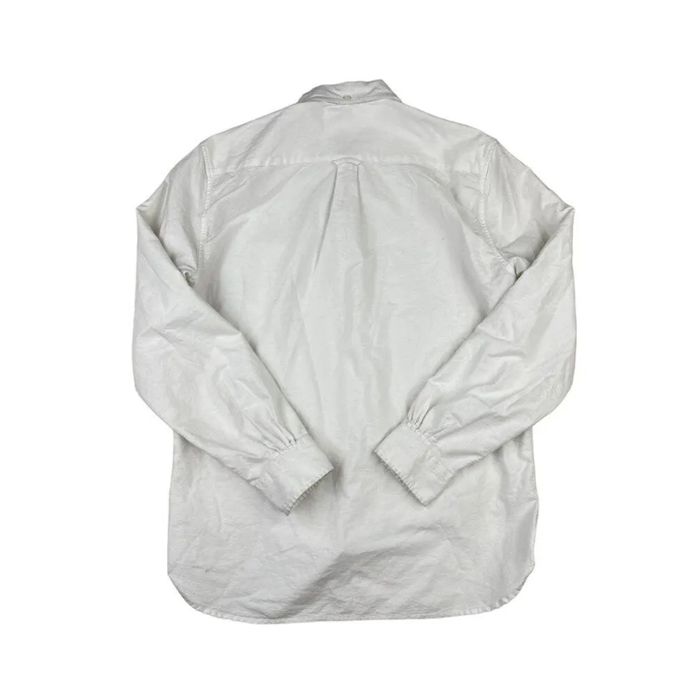 Brandy Melville - Button Down Long Sleeve Shirt in White - Image 3