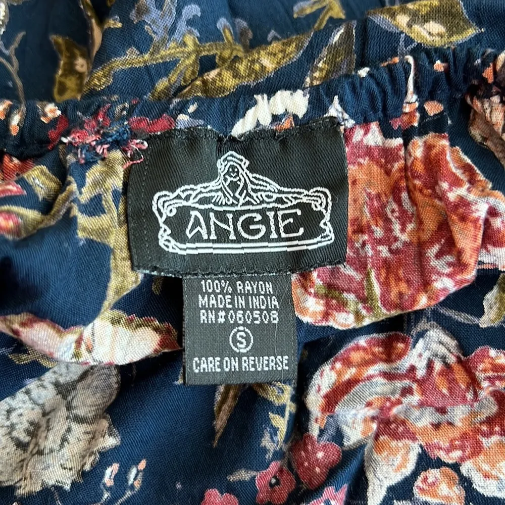 Angie  Navy Floral Dress - Image 8