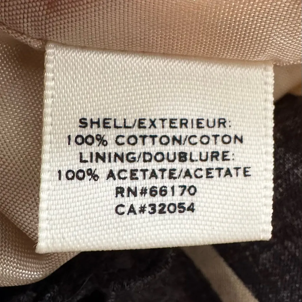 NWOT Anthropologie Moulinette Soeurs Strapless Black and Cream Dress, size 6 - Image 4