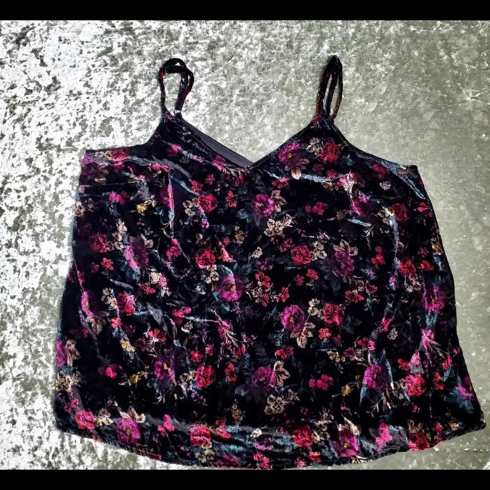 Torrid Floral Velvet Swing Cami - Image 3