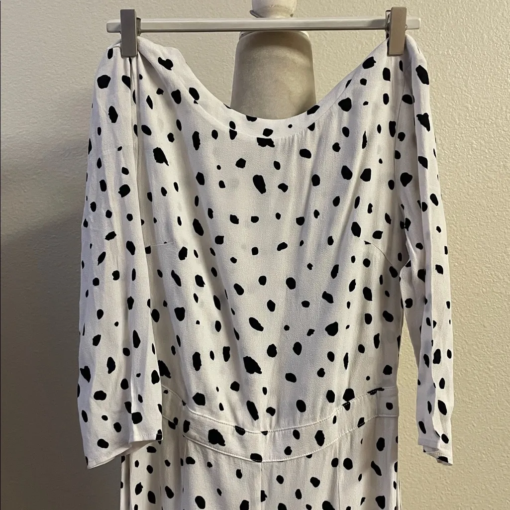 Wildfox Confetti Jumpsuit in Vanilla Latte - Image 4