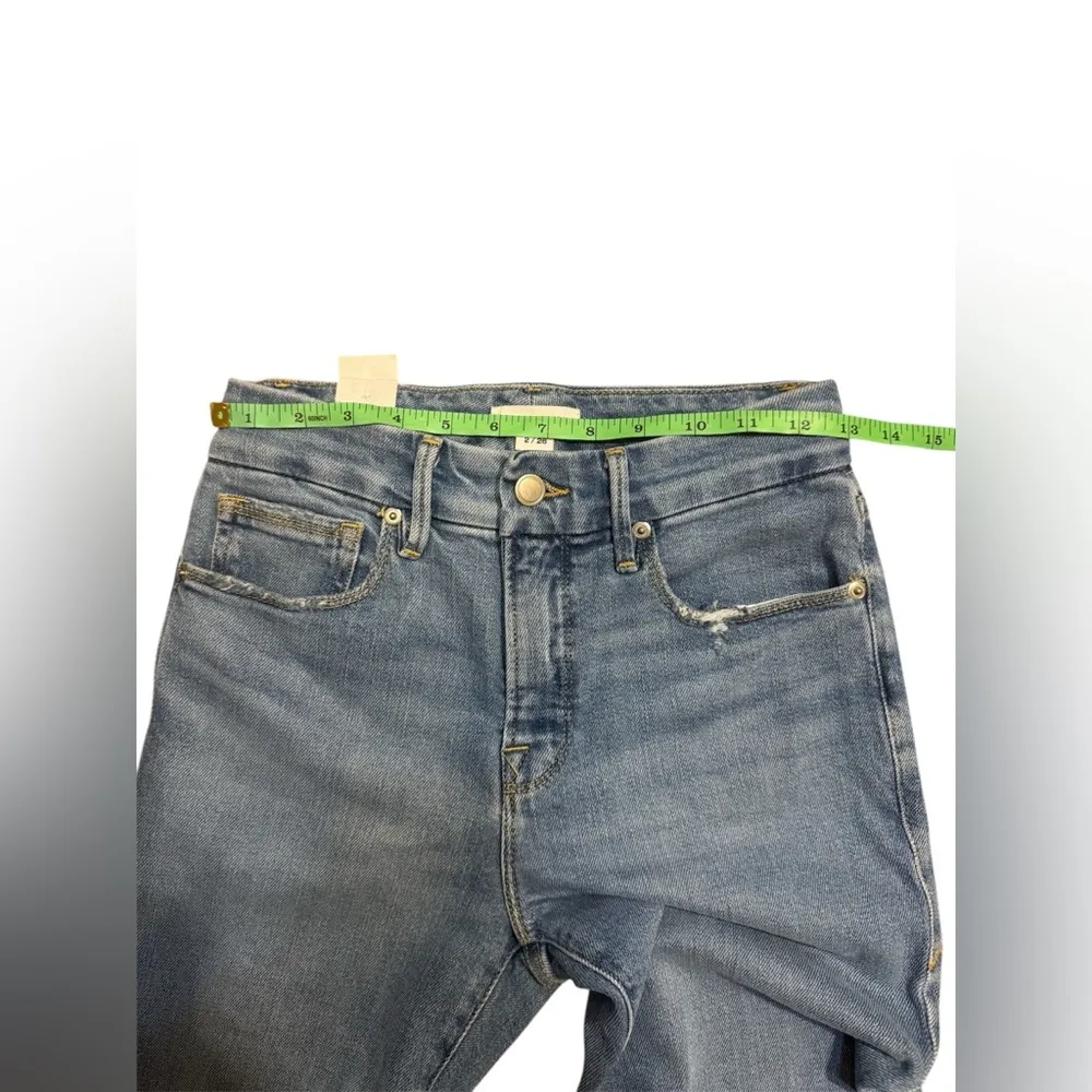 Good American Good Classic Distressed Jeans Size 2 / 26 NWT - Image 4