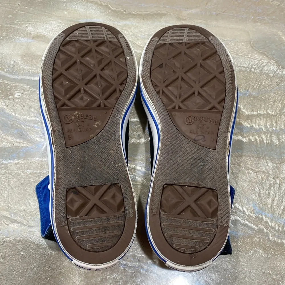 Converse All Star Chuck Taylor High Top Blue Sneakers Men’s 9 Women’s 11 - Image 12