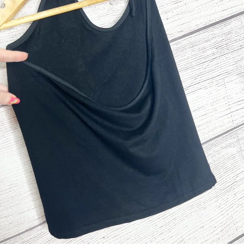 Vintage Playboy Black Halter Crop Top Size Small - Image 5